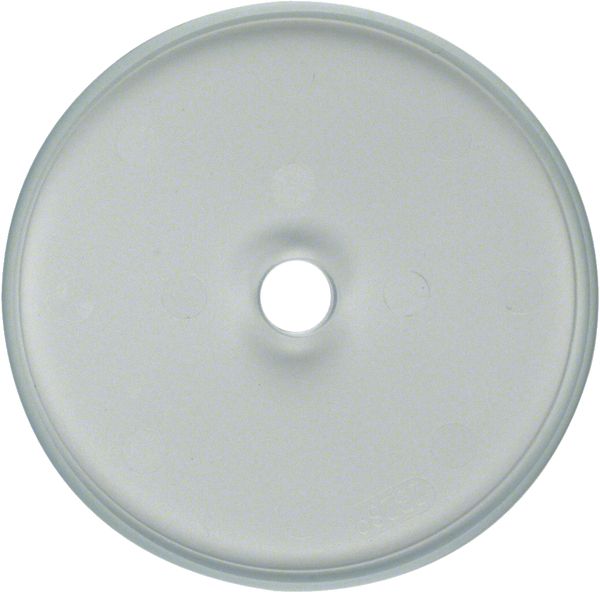 Glass cover plate for rot. switch/spring-return push-button, clear glo image 1