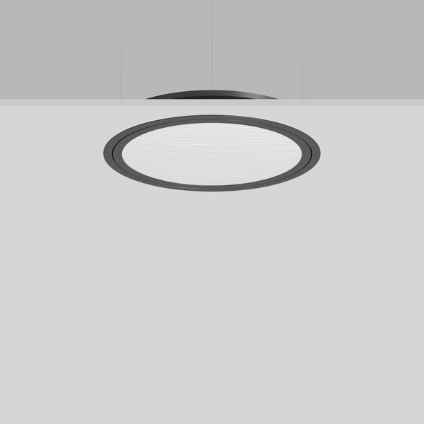 TRIONA round, 28 W, 3250 lm, 840, anthracite, DALI Recessed ceiling lu image 2
