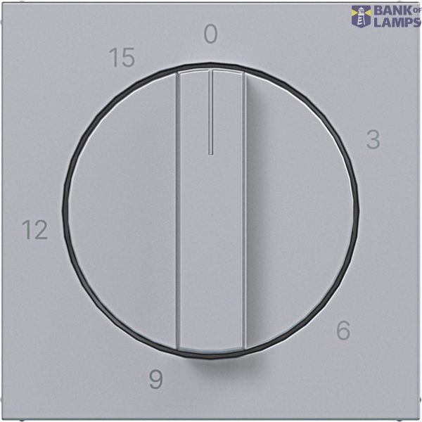 Central plate for mechanical time switch 0-15 min., A.x/C.x, titanium image 1