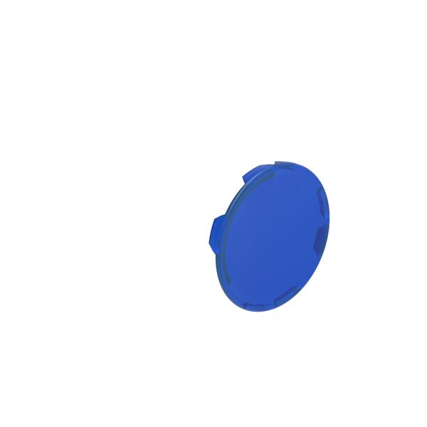 Flush lens for illuminated spring-return actuators, blue image 1