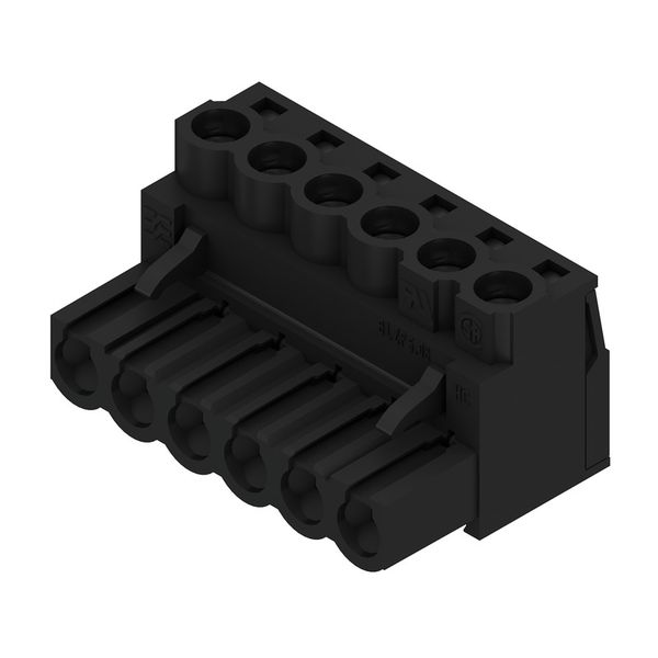 PCB plug-in connector, female plug, 5.08 mm, Number of poles: 6, 180°, Clamping yoke connection, Clamping range, max. : 4 mm², Box image 2