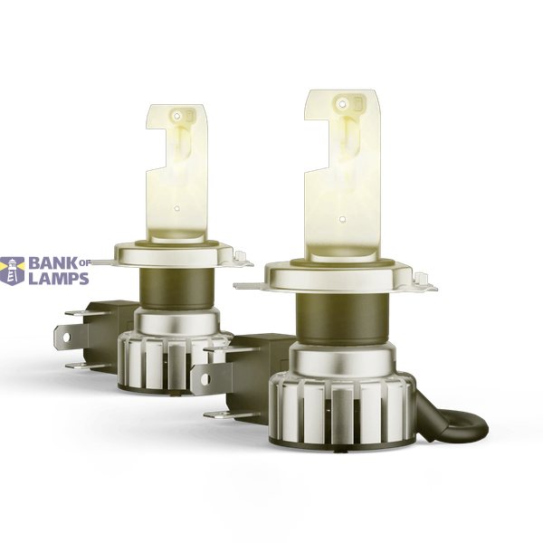 NIGHT BREAKER® LED VINTAGE H4 + R2 adaper 12V 20/19W 1650lm/1000lm 3000K image 1