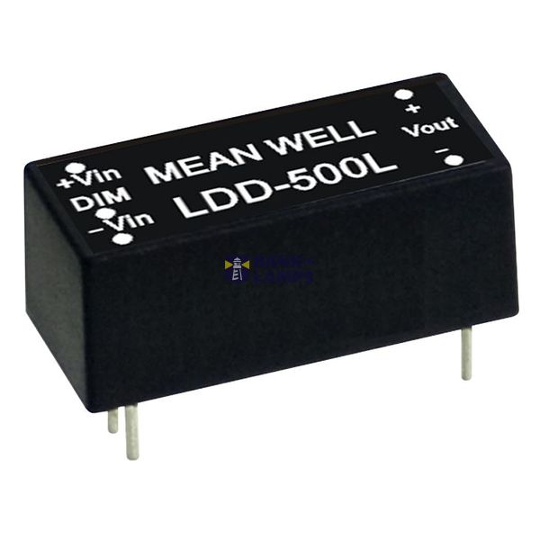 LDD-500L DC/DC LED Driver 9-36V:500mA, MEAN WELL image 1