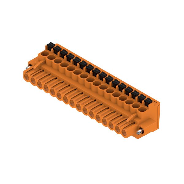 PCB plug-in connector, female plug, 5.08 mm, Number of poles: 16, 90°, PUSH IN with actuator, Clamping range, max. : 3.31 mm², Box image 2