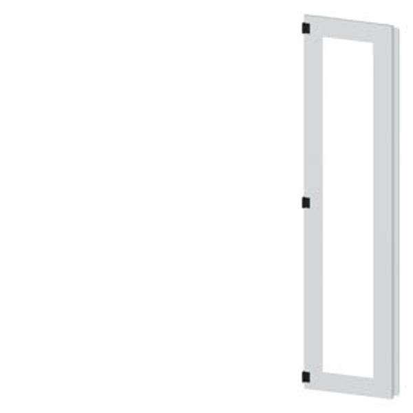 SIVACON door half. left. window. IP55. H: 2000 mm. W: 450 mm. protection class 1 image 2
