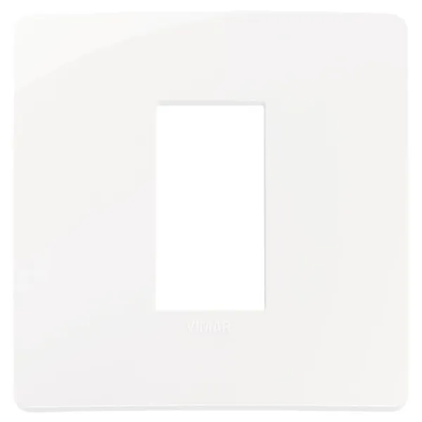Plana Up 1M cover plate, white image 1