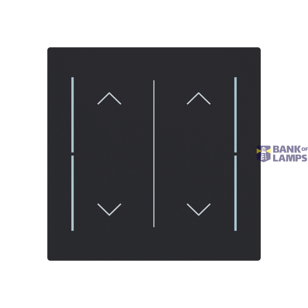LFAW/A.2.70.1-45M Cover plate with legend with Symbol "arrows" black matt - Trevion® image 1