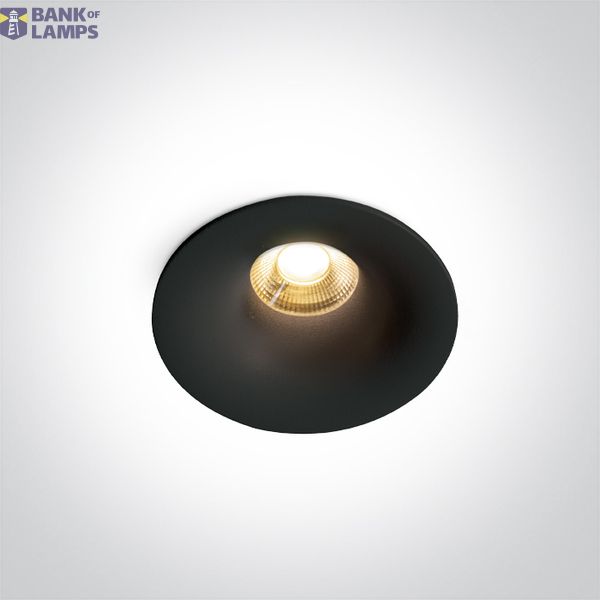 BLACK 7W CCTV IP20 230V DARK LIGHT image 1