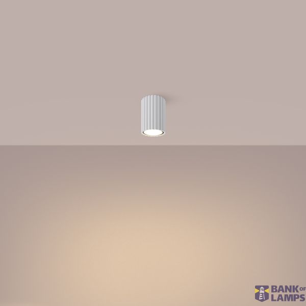 SURFACE-MOUNTED TUBE WHITE CARBON SERIES FOR GU10 FOR LIVING ROOM 10CM image 5