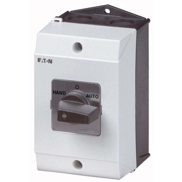 T3-1-8210/I2 Changeoverswitches, T3, 32 A, surface mounting, 1 contact unit(s), Contacts: 2, 60 °, maintained, With 0 (Off) position, 1-0-2, Design number 8210 image 1