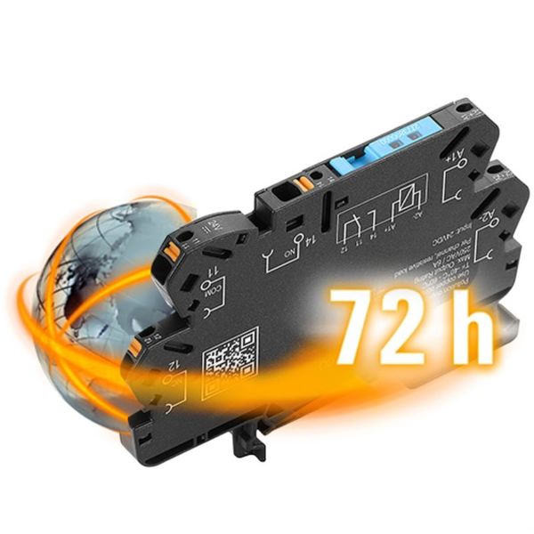 TERMSERIES-compact, Number of contacts: 1,  CO contact AgNi, PUSH IN image 1