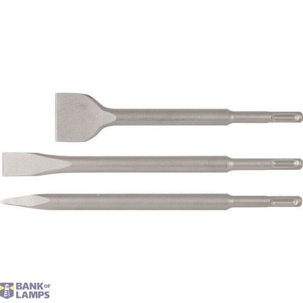 Chisel set SDS PLUS 3 PCS image 1