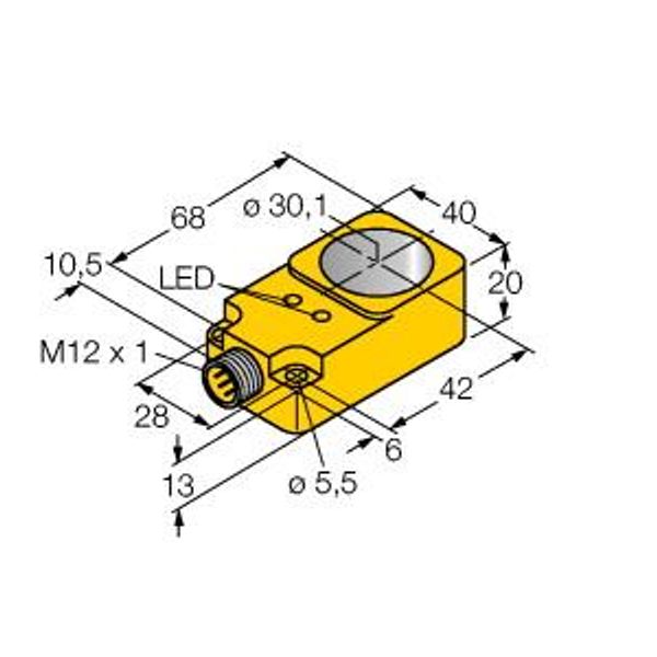 Inductive Sensor Ring Sensor   BI30R-Q20-AP6X2-H1141 image 1