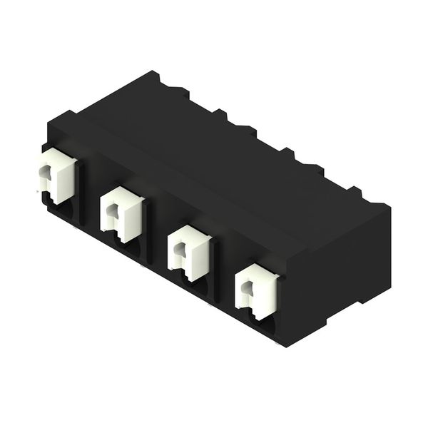 Printed circuit board terminals, 7.50 mm, Number of poles: 4, 90°, black, PUSH IN with actuator, Clamping range, max. : 1.5 mm², Tape image 2