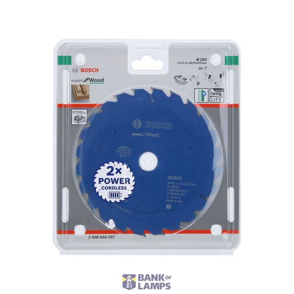 Expert for Wood Circular Saw Blade for Cordless Saws 165x1.5/1x20 T24 image 2