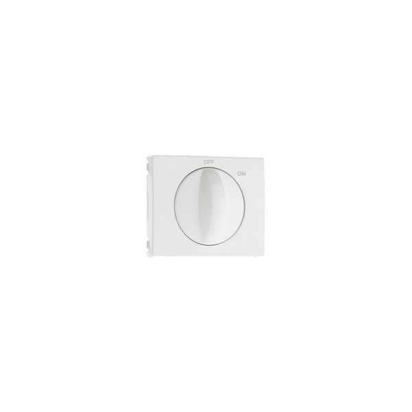COVER PLATE F/ROTARY SWITCH (ON/OFF) IVORY image 1