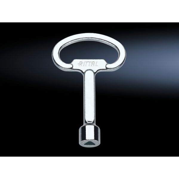 SZ Enclosure key, 7 mm triangular image 2