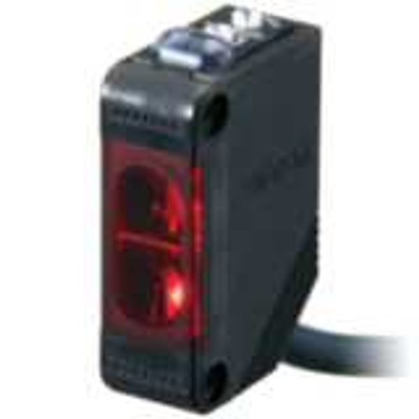 Photoelectric sensor, rectangular housing, red LED, retro-reflective, E3Z 7195E image 3