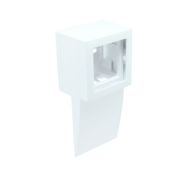 Q45 LATERAL ADAPTER F/50X20 TRUNKING WHITE image 1