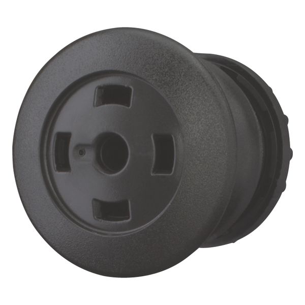M22S-DRP-S-X Mushroom actuator, RMQ-Titan, Mushroom, maintained, Mushroom black, Without button plate, Bezel: black image 9