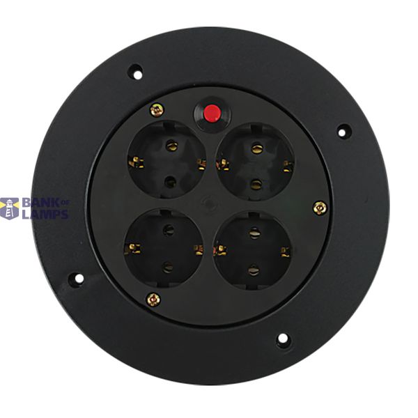 KGS Flange with socket 4x230 + SCHUCO thermal fuse image 1