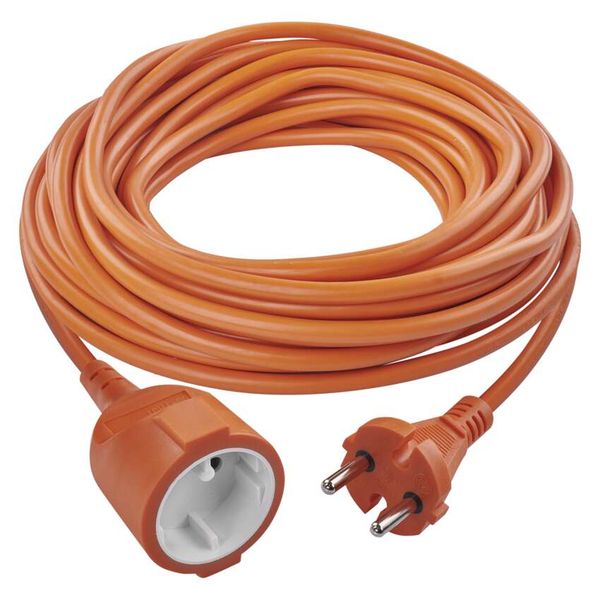 Extension Cord 20 m / 1 socket / orange / PVC / 230 V / 1.5 mm2 image 1
