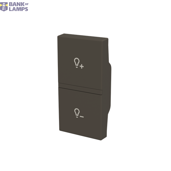 Rocker cover dimmer symbol - 1M - Total Anthracite image 2