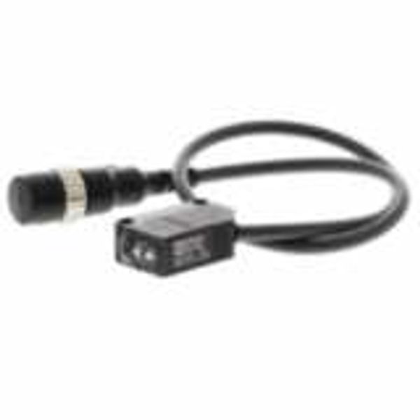 Photoelectric sensor, rectangular housing, red LED, retro-reflective, E3Z 7455E image 1