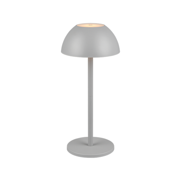 Ricardo LED outdoor table lamp grey rechargeable image 1