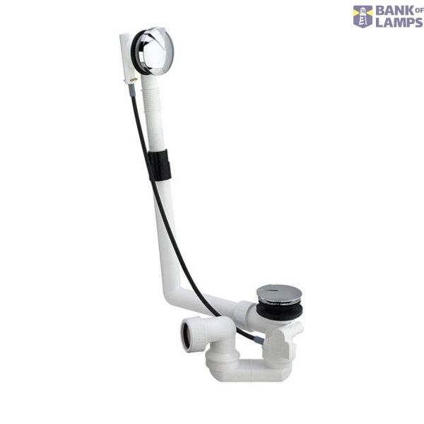 Bath siphon Multiplex with cable 40/50x540mm, chrome image 1