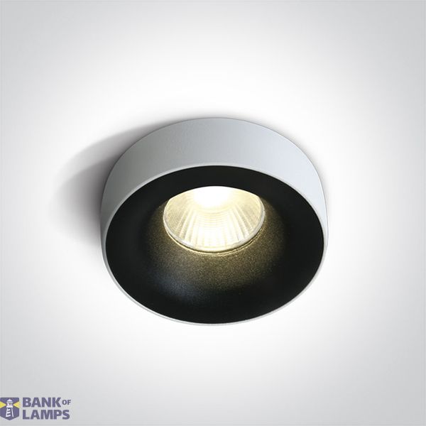 BLACK COB 12W WW 700mA DARK LIGHT IP65 image 1