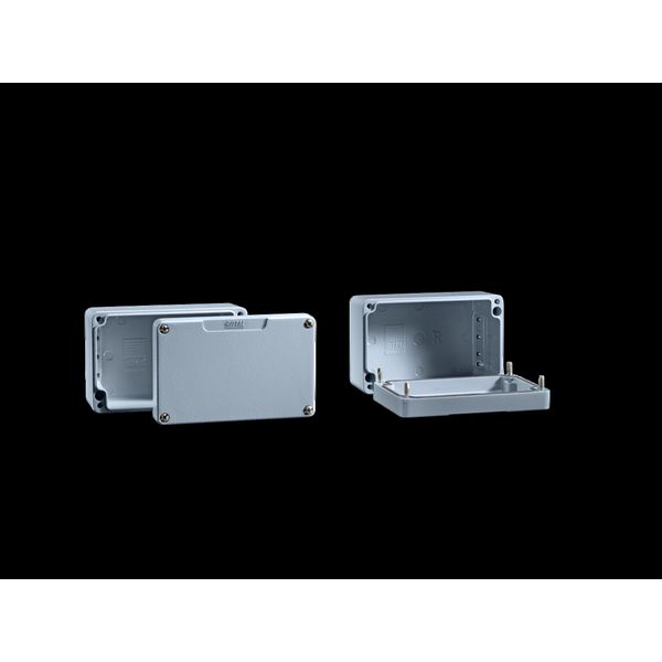GA Cast aluminium enclosure, WHD: 125x80x57 mm, Cast aluminum image 2