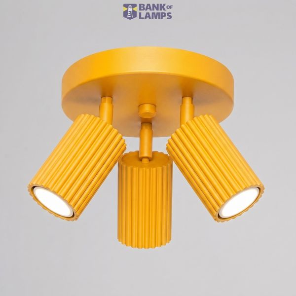 Ceiling lamp KARBON 3P yellow image 5