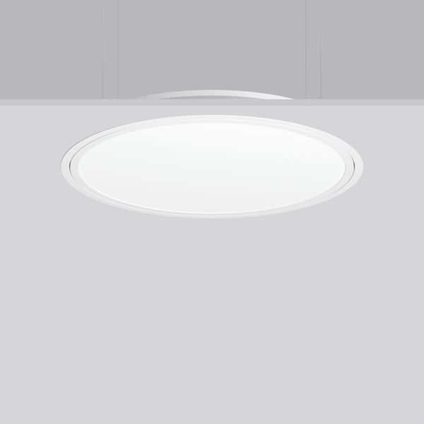 TRIONA round, 70 W, 6750 lm, 840, white, DALI Recessed ceiling luminai image 2