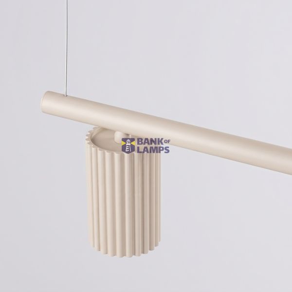 Chandelier KARBON 4 beige image 3