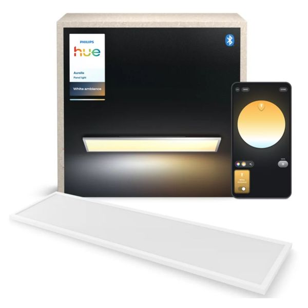 PHILIPS HUE-WA LED panel light Aurelle 39W 3750lm/822-65/WA IP20; white 30x120 image 1