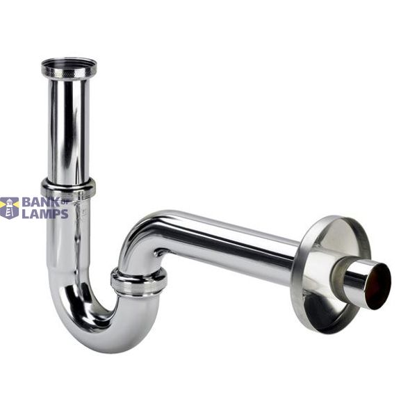 Sink siphon without outlet 11/4"x32, chrome image 1