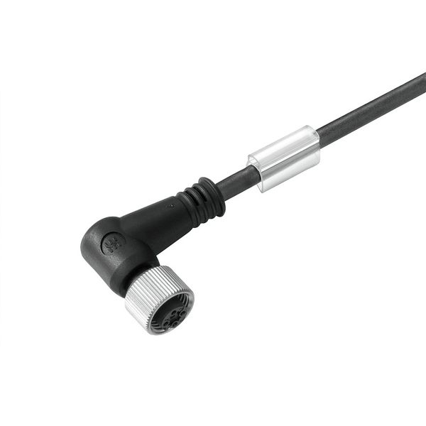 Sensor/actuator line, One end without connector, M12, Number of poles : 8, 15 m, Socket, angled, Shielded: No, LED: No, Sheath material: PUR, Halogen: No image 2