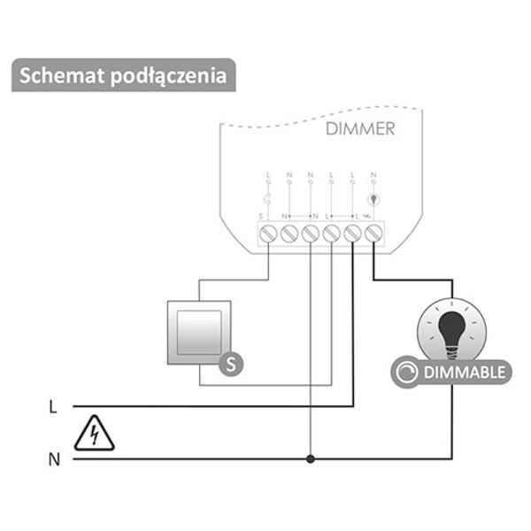 DIMMER - WiFi lighting dimmer 230 V WI-DIM1S1-P image 5