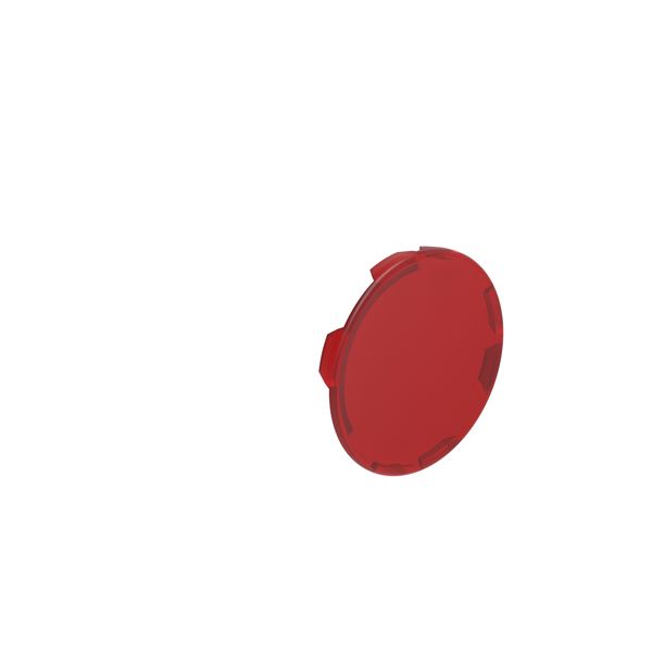 Flush lens for illuminated spring-return actuators, red image 1