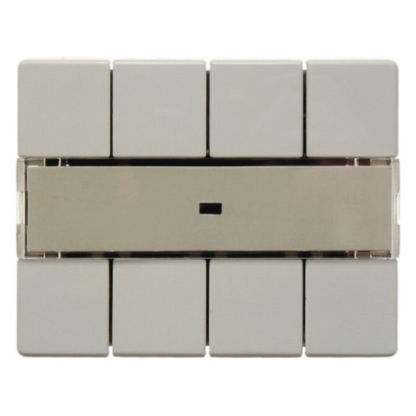 Arsys Light Scene Push Button 4-gang Comfort with Labelling Field Whit image 1