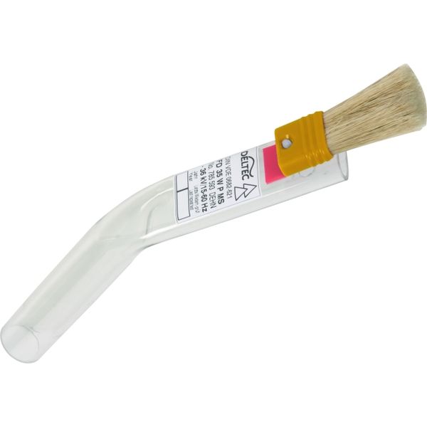 Angled flat cleaning head with brush W=35/L=250mm for MS dry clean. se image 1