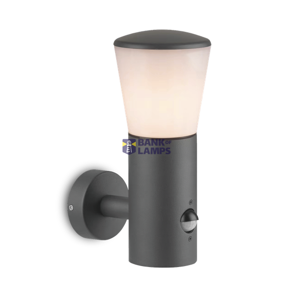 Albury Exterior Wall Light Max.40W E27 Opal PIR Sensor image 1