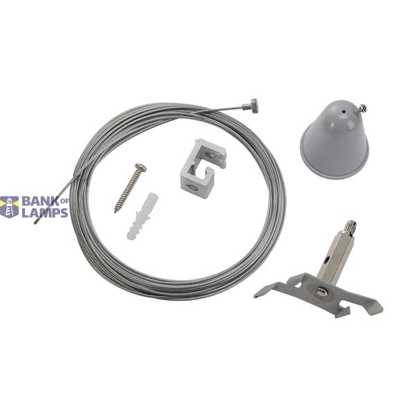 Wire cable suspension set with cable for S-TRACK 3P track,5m image 2