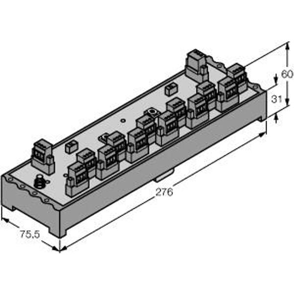IP20 Junction Box, 12-Channel FOUNDATION Fieldbus and PROFIBUS-PA   JRBS-40-12R/EX image 1