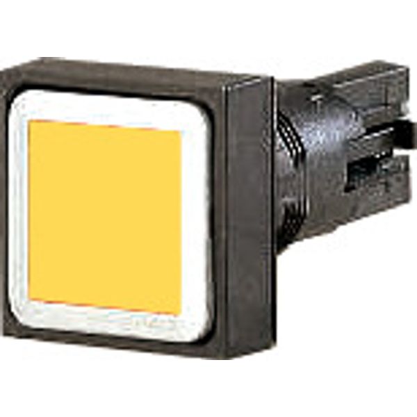 Q18D-GE Pushbutton, yellow, momentary image 1