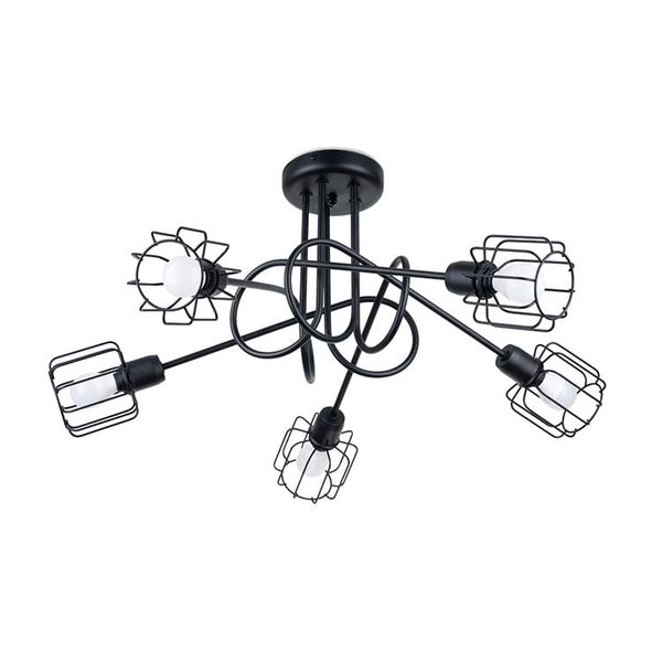 BELUCI CHANDELIER 5S BLACK E14 5X40 IP20 image 1