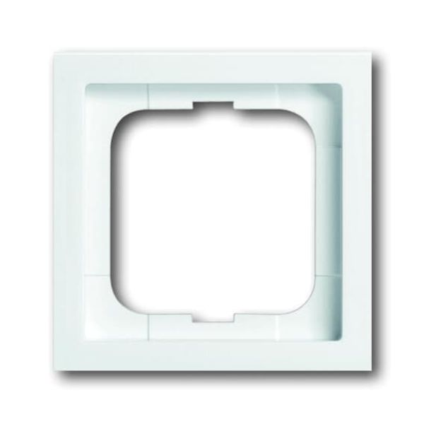 Cover frame 3-way with vertical viewing window Busch-balance® SI image 2