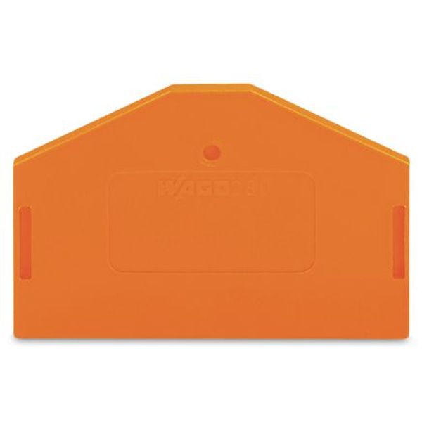 End and intermediate plate 2.5 mm thick orange image 2