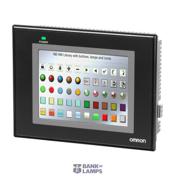 NB-V1 HMI with a 5.6 Inch  display and a Black Bezel image 1